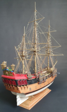 Early 17thC Frigate, 1:72 scale