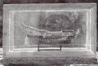 Miniature early 17thC warship. 1"-100' 2" long