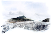 Rhone Glacier - watercolour