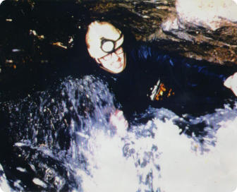 Caving in Swildons Hole, Somerset